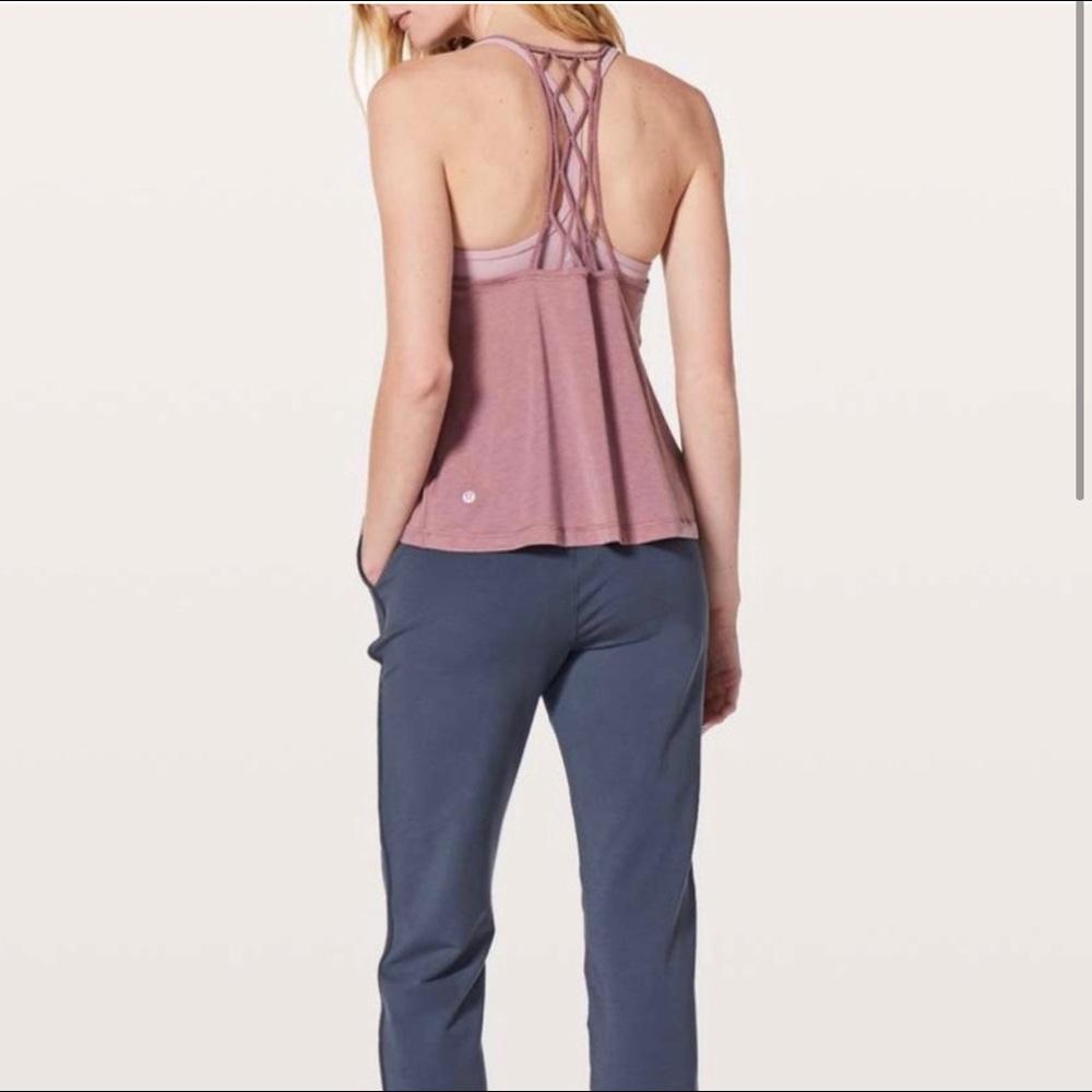 lululemon Love Knot Tank size 6 Figue